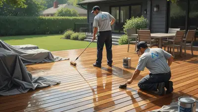 Chattanooga, TN deck sealing service protecting outdoor wood from sun, moisture, and storms