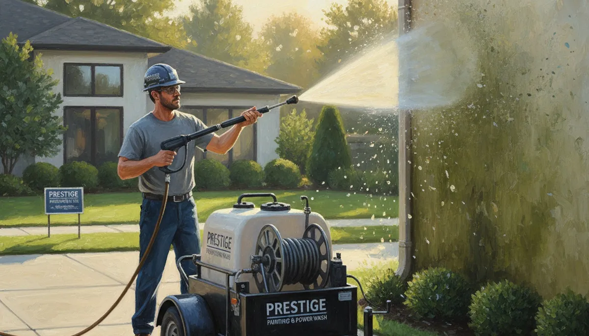 Pressure cleaning service in Chattanooga, TN for exterior surfaces and buildup removal
