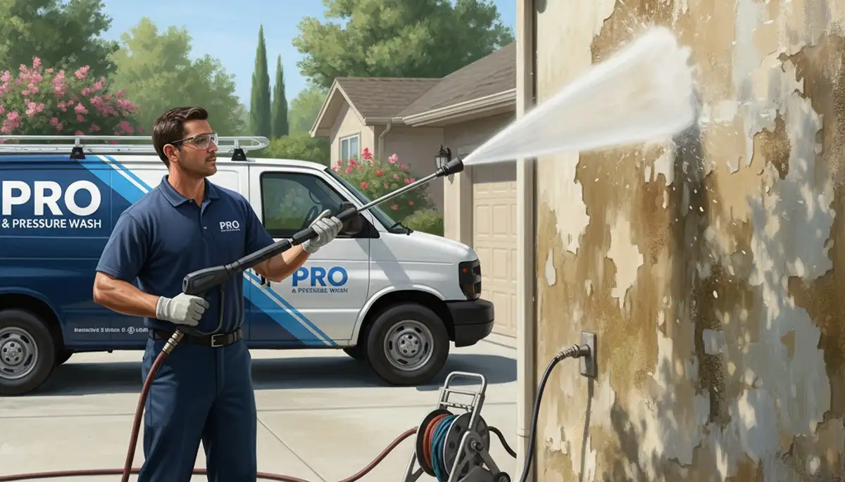 Pressure cleaning exterior surfaces in Chattanooga, TN for Chattanooga Paint Pros