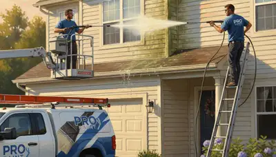 Vinyl siding pressure cleaning in Chattanooga, TN for a clean, well-maintained home exterior