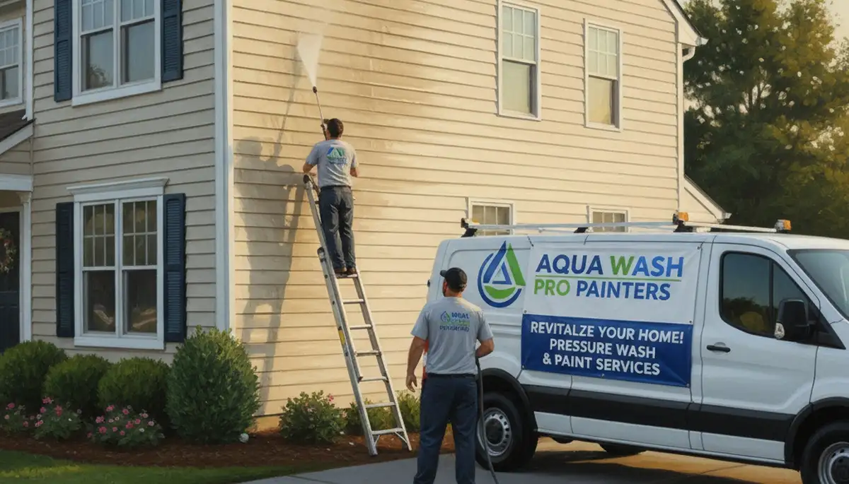 Vinyl siding pressure cleaning in Chattanooga, TN by Chattanooga Paint Pros